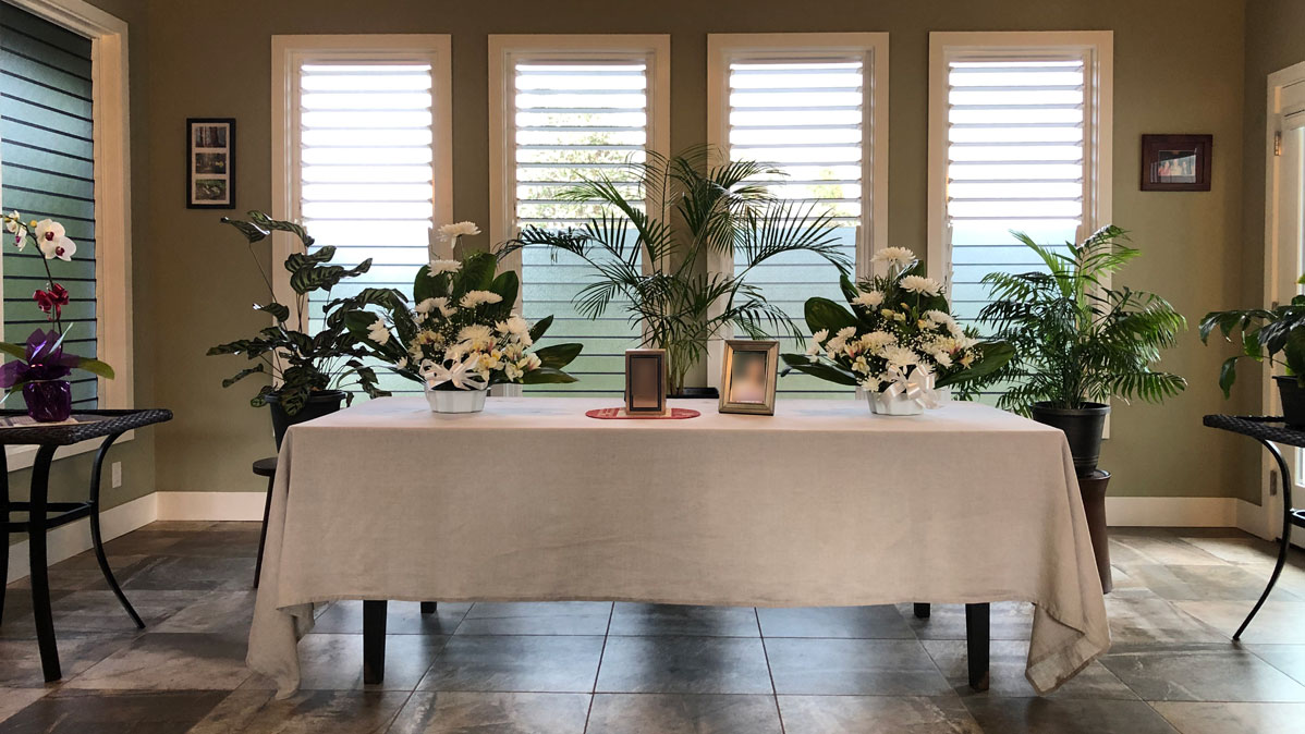 Funeral in the Sunroom